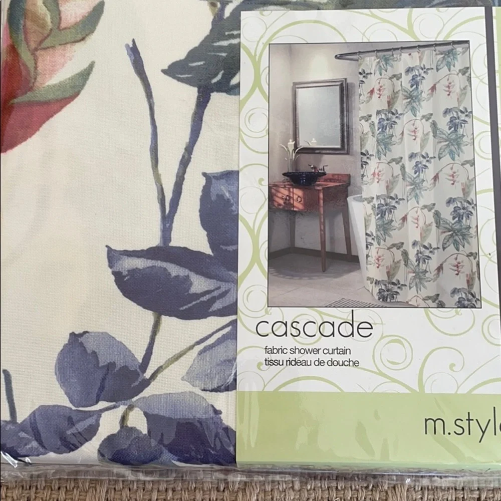 Floral Shower Curtain by Cascade